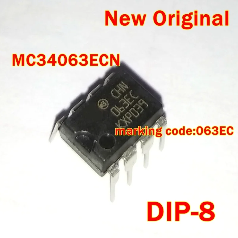 

1Pcs to 100Pcs Mc34063Ecn Dip-8 New Original Marking Code:063Ec Dc-Dc Converter Control Circuits