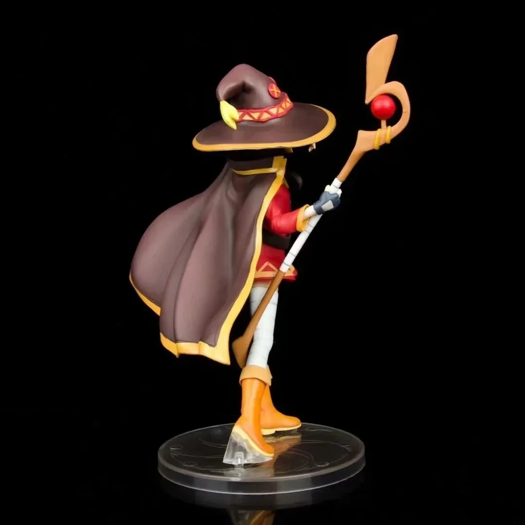 20CM Kono Subarashii Sekai ni Shukufuku Anime Figures Magical girl Konosuba Megumin Action Figure Collectible Model Toy