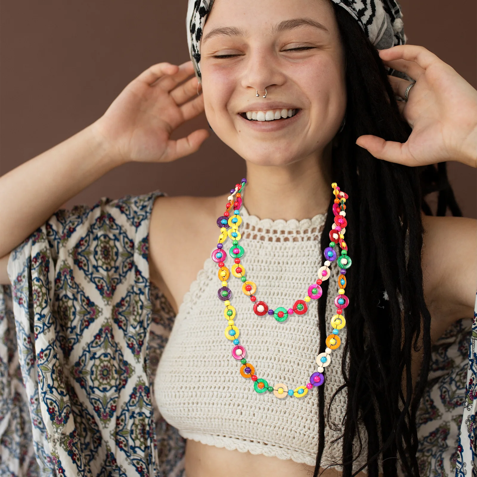 جوز الهند شل قلادة للنساء بوهيميا النسيج المجوهرات اليدوية قلادة هدية ارتداء اليومي حفلة الشاطئ الصادرة الإكسسوارات #4