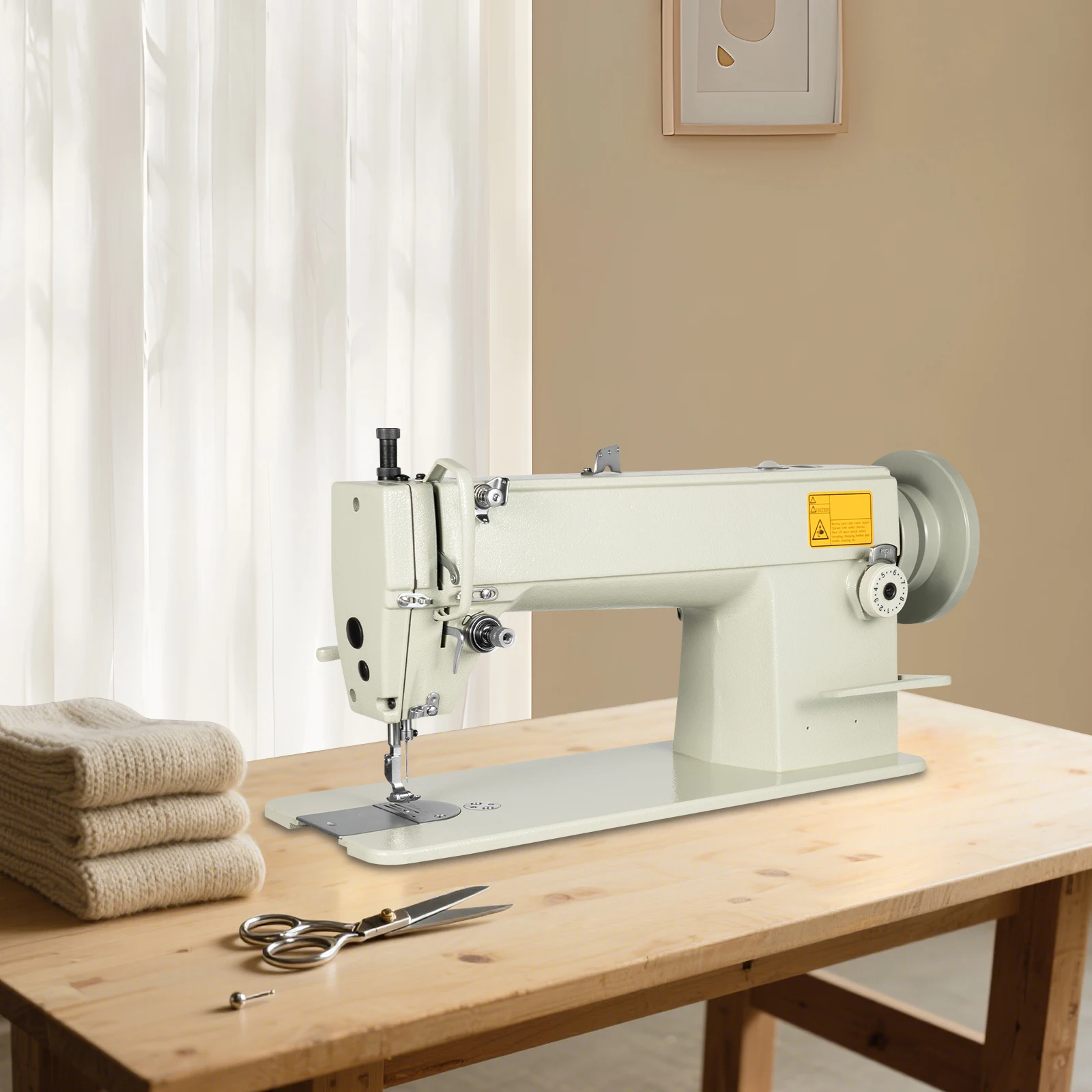 

Heavy Duty Sewing Machine, SM-6-9 Industrial Sewing Equipment, Home Tailoring Clothes Making, Professional Flatbed