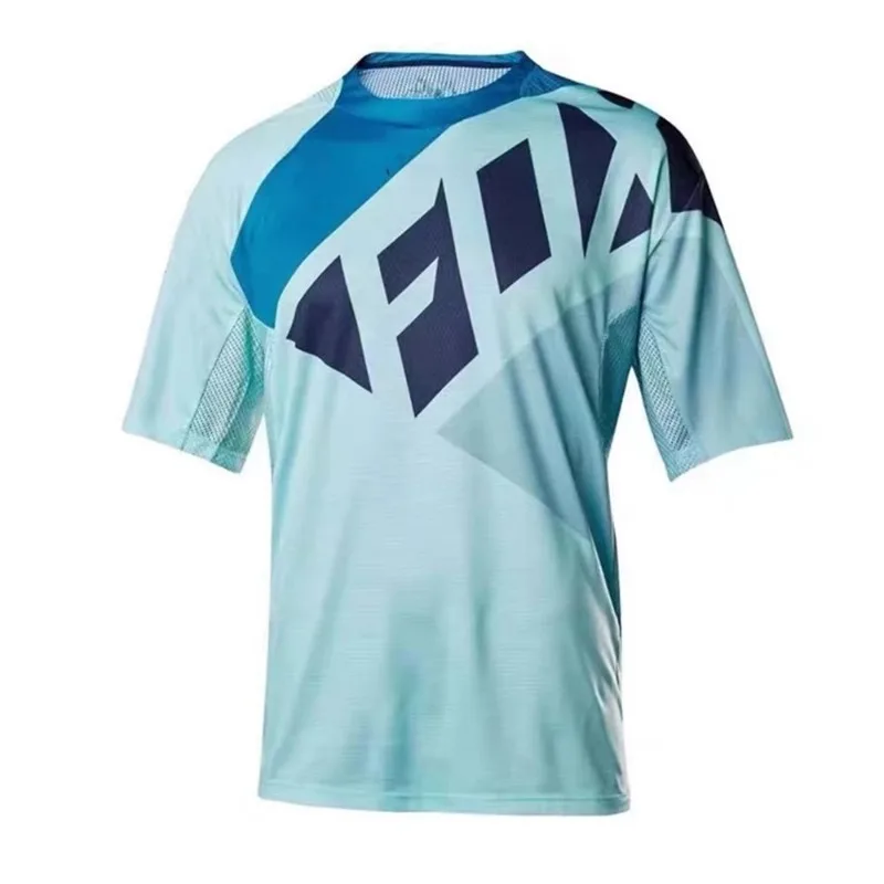 

Мотоциклетная толстовка, быстросохнущая футболка для горного велосипеда, быстросохнущая дышащая толстовка с короткими рукавами для скоростного спуска