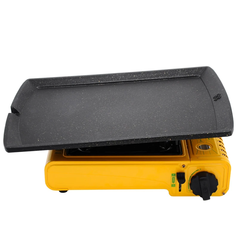 

Barbecue Maifanshi rectangular barbecue Outdoor portable barbecue pan Smokeless non-stick BBQ Teppanyaki