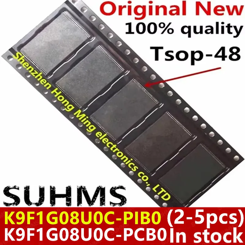 (2-5piece)100% New K9F1G08U0C-PIB0 K9F1G08U0C-PCB0 K9F1G08U0C-PIBO K9F1G08U0C-PCBO K9F1G08U0C PIB0 K9F1G08U0C PCB0 tsop-48
