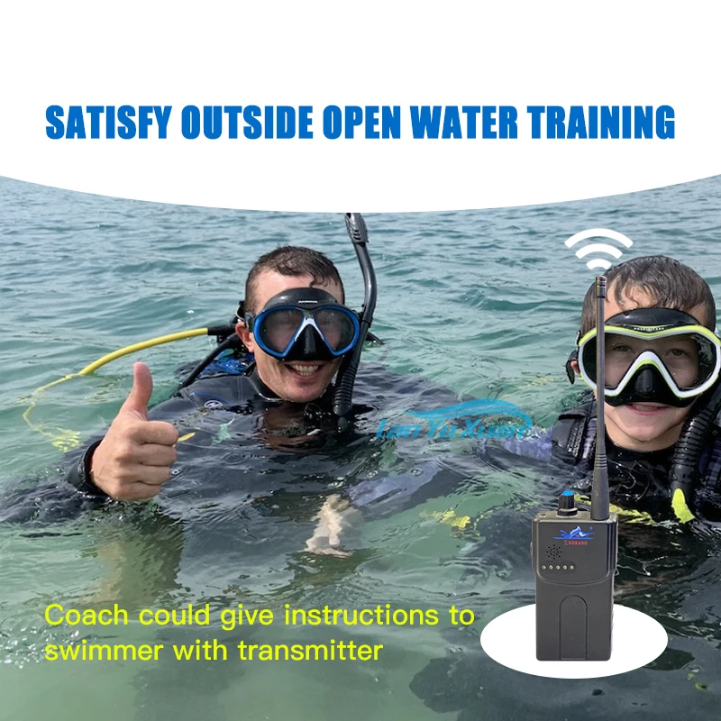 Waterproof Receiver H905A Bone Conduction Headphone 1000 Meters H900A Walkie Talkie FM Transmitter