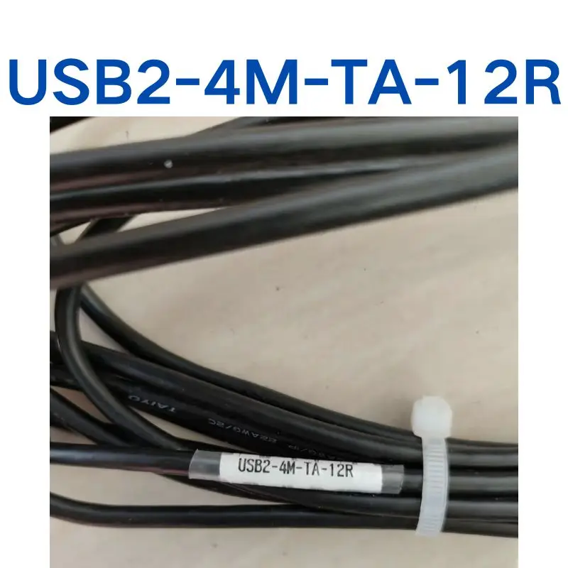 Used Industrial camera connection cable USB2-4M-TA-12R 12 pin to USB connection cable tested OK, function intact