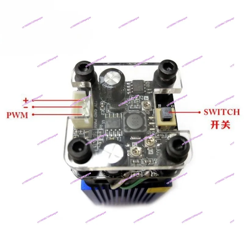 405nm 500mW Tunable Focus Blue Laser Module 0.5W TTL/PWM for Engraving & Cutting