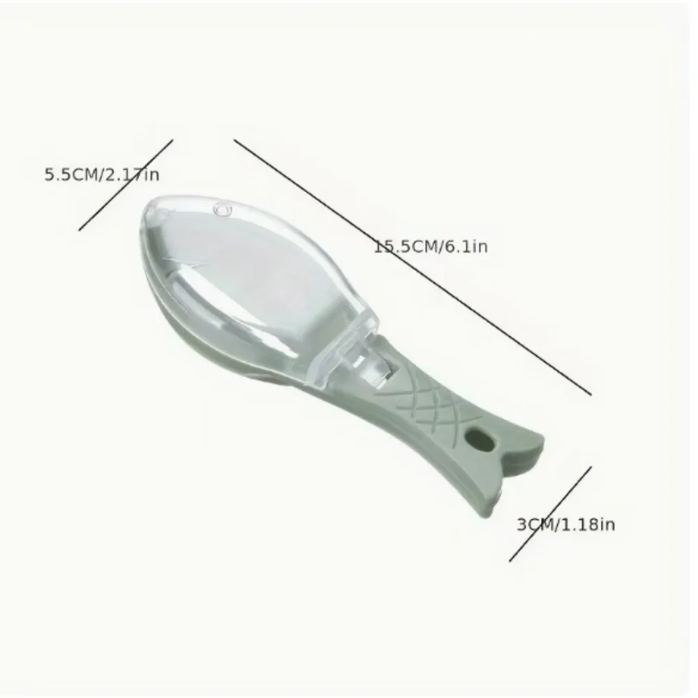 سكين تنظيف فرشاة مقياس السمك، إزالة سريعة لتقشير الأسماك، قشارة السمك، لوازم المطبخ