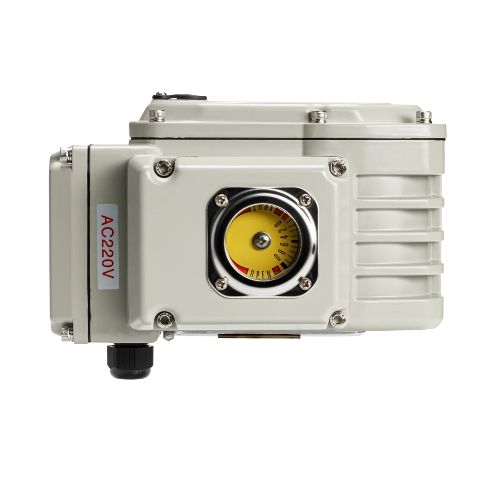 220VAC 100N.M ON-OFF Electric Actuator for ISO5211 With CE 24VDC as optional