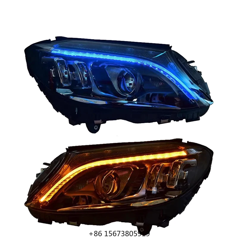 

LED Headlight for C-Class W205 2015-2021 6000K Color 12V Car Accessories for C180 C200 C260 Models