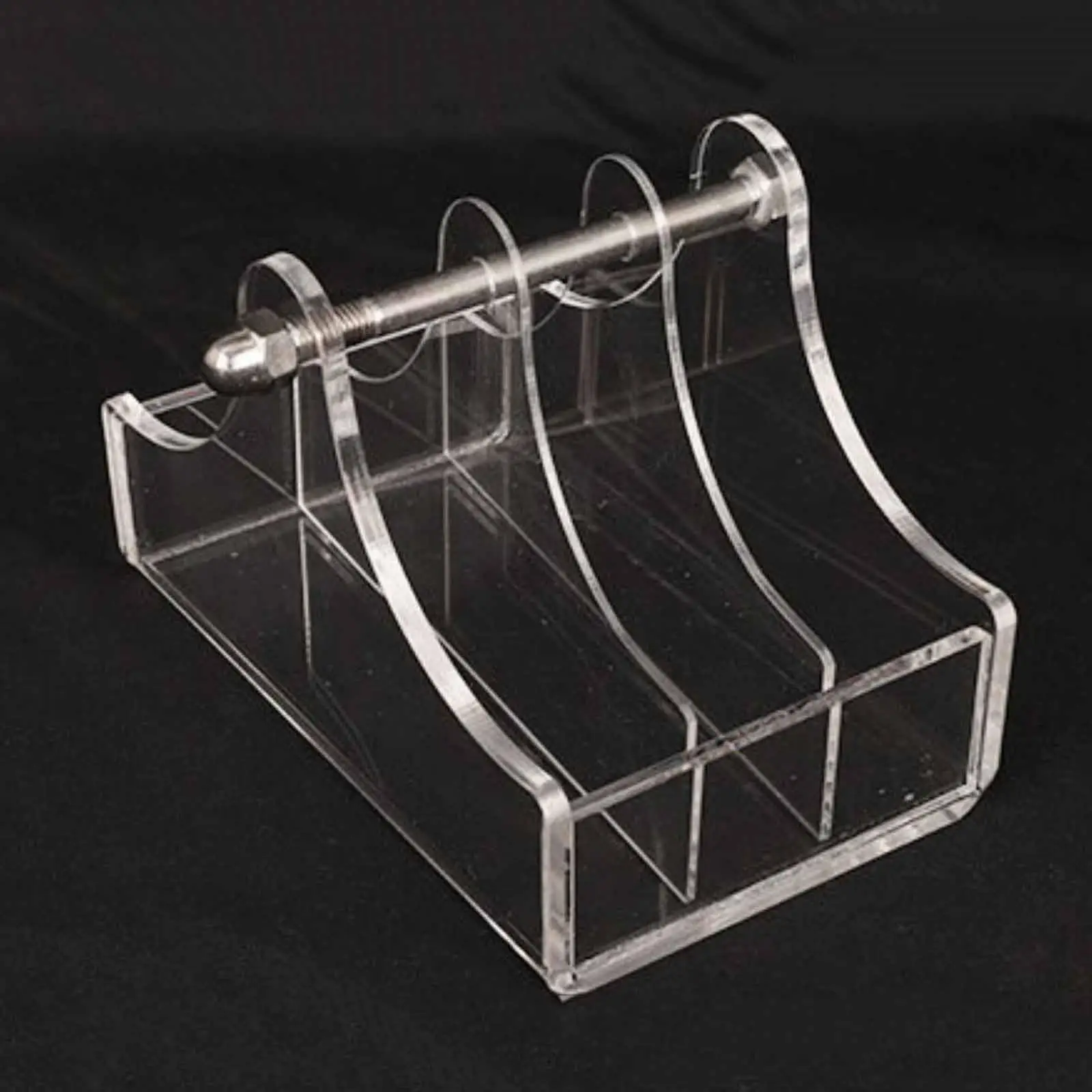 Clear Ribbon Organizer Rack for Sewing Room Acrylic Spool Holder Tabletop Storage Twine Dispenser Craft Stand