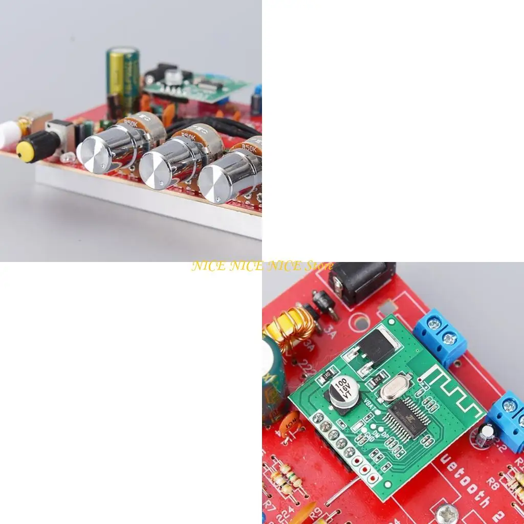 

80WX3 DC12V Плата усилителя мощности Высокая мощность Bt Lossless 2,1 канала Car Amp