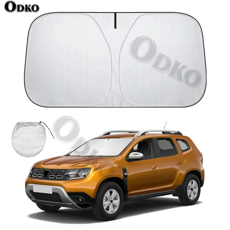 Parasol para parabrisas de coche, accesorios para Dacia Duster 2010-2020 2021 2022 2023 2024, parasol reflector que ofrece protección