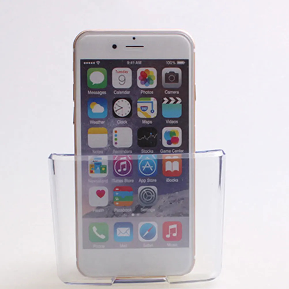 

Transparent Car Phone Storage Box Dashboard Organizer Storage Case Portable Phone Holder Convenient for Map Viewing