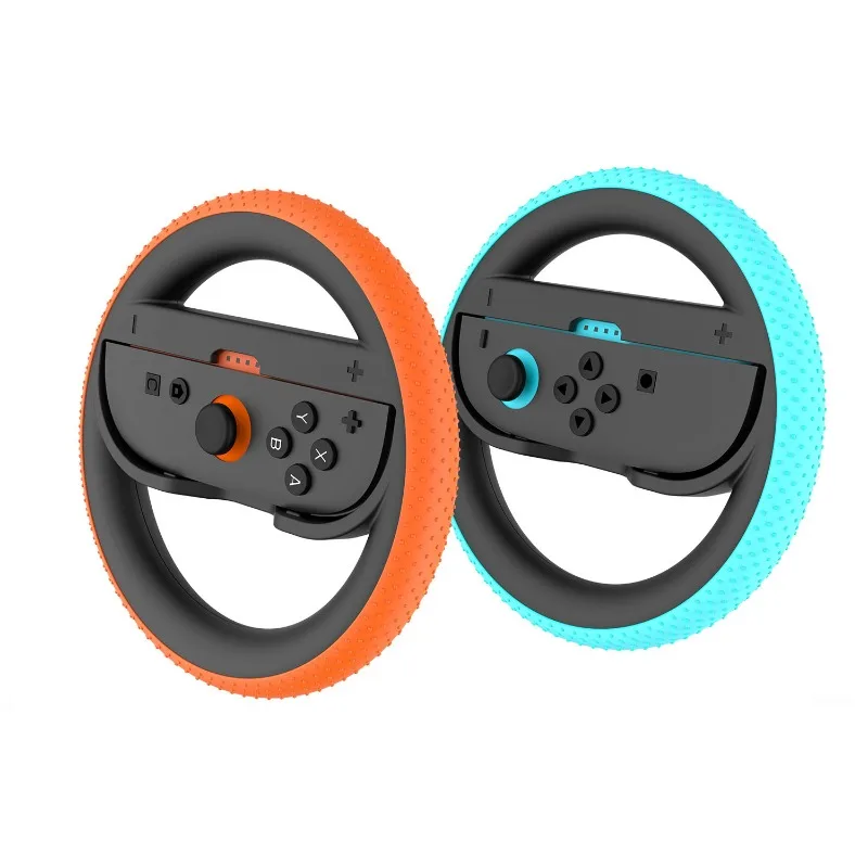 2 uds volante para Switch 2 Joy Con controlador Switch2 Joycon 2 volante de carreras empuñadura de mano para Mario Kart World 8 Deluxe
