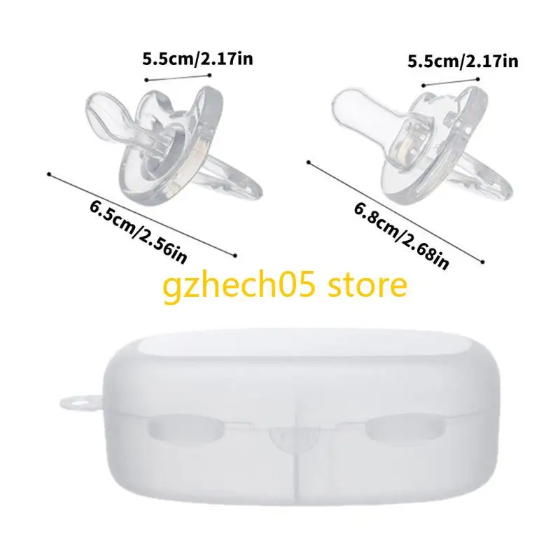 d55e1セット人間工学に基づいたデザインベビーファシフィエ通気性シリコン肥沃なおしゃぶり