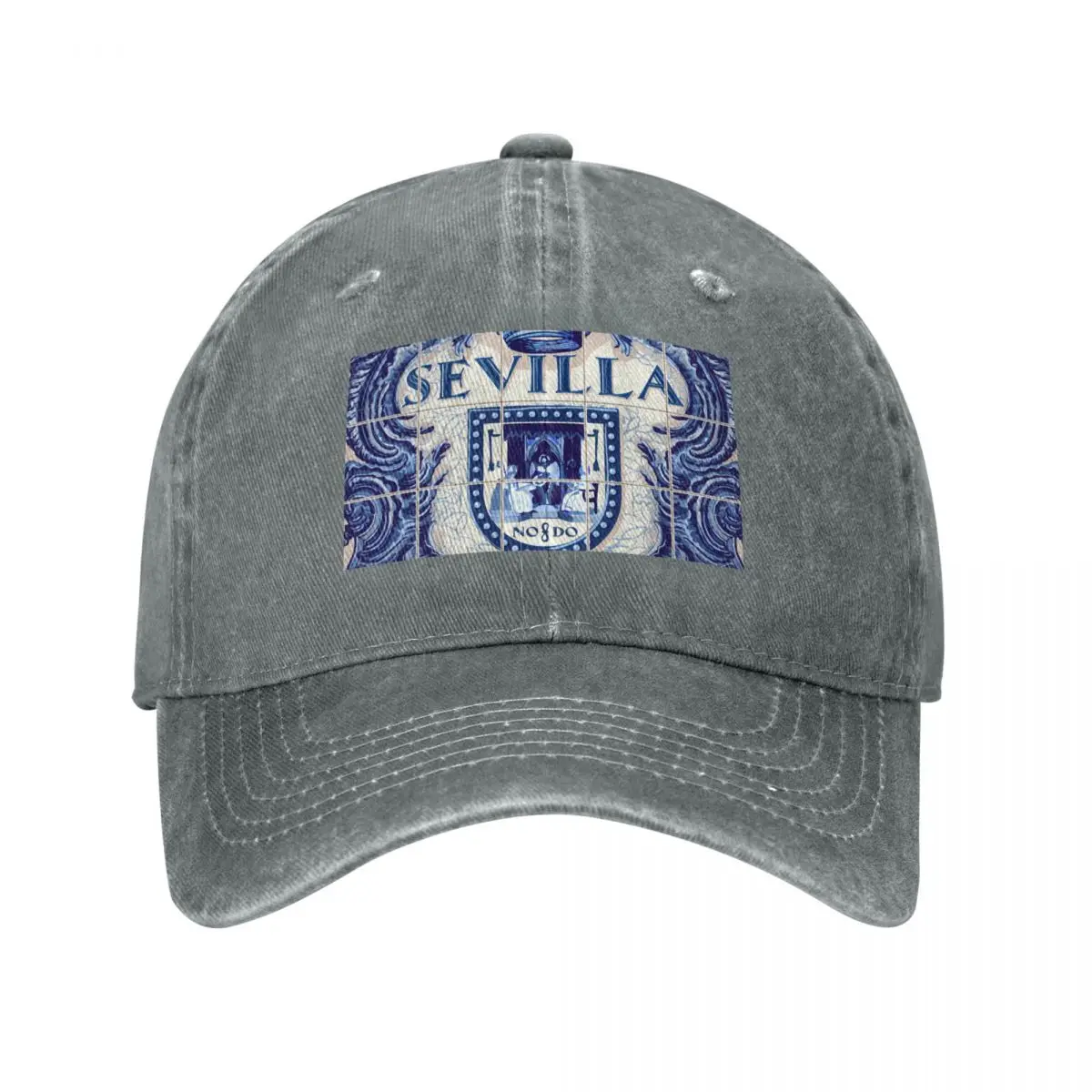 Spain Seville Azulejo Azulejos Tiles Baseball Cap Brand Man cap Luxury Man Hat Caps Women Men's