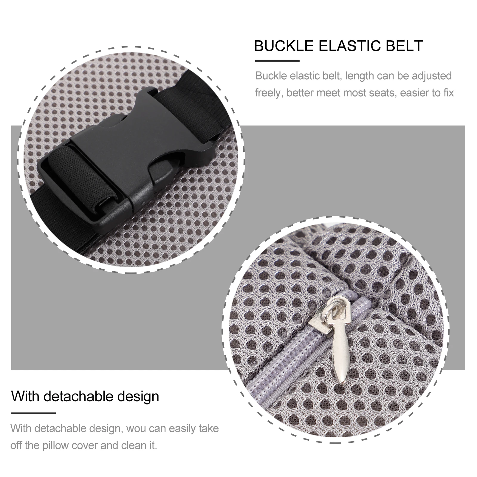 

Ergonomic Lumbar Support Pillow Breathable Memory Foam Back Cushion Office Chair Car Seat Waist Pad Pressure Relief Long Lasting