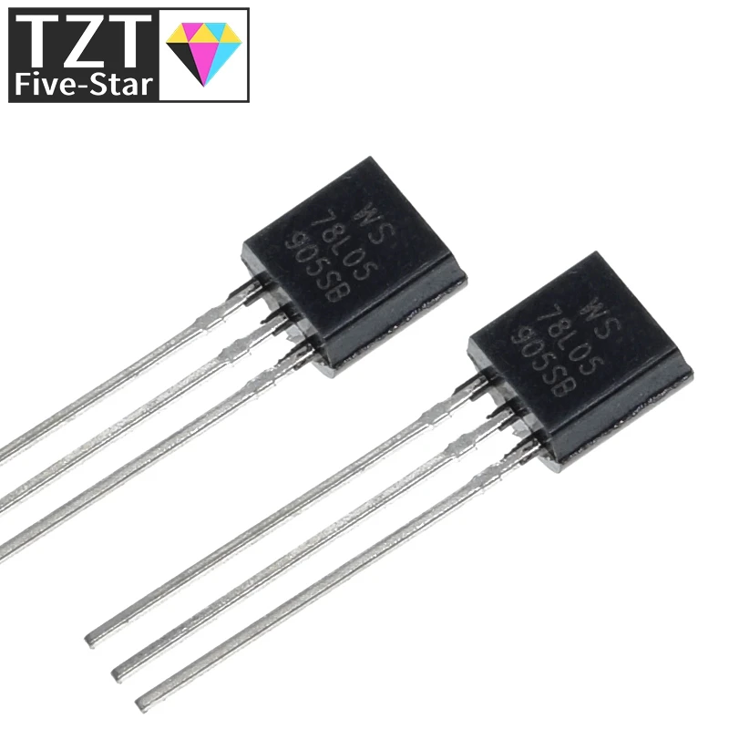 20/50/100 قطعة 78L05 L78L05 منظمات الجهد الخطي 5.0 فولت 0.1A إيجابي