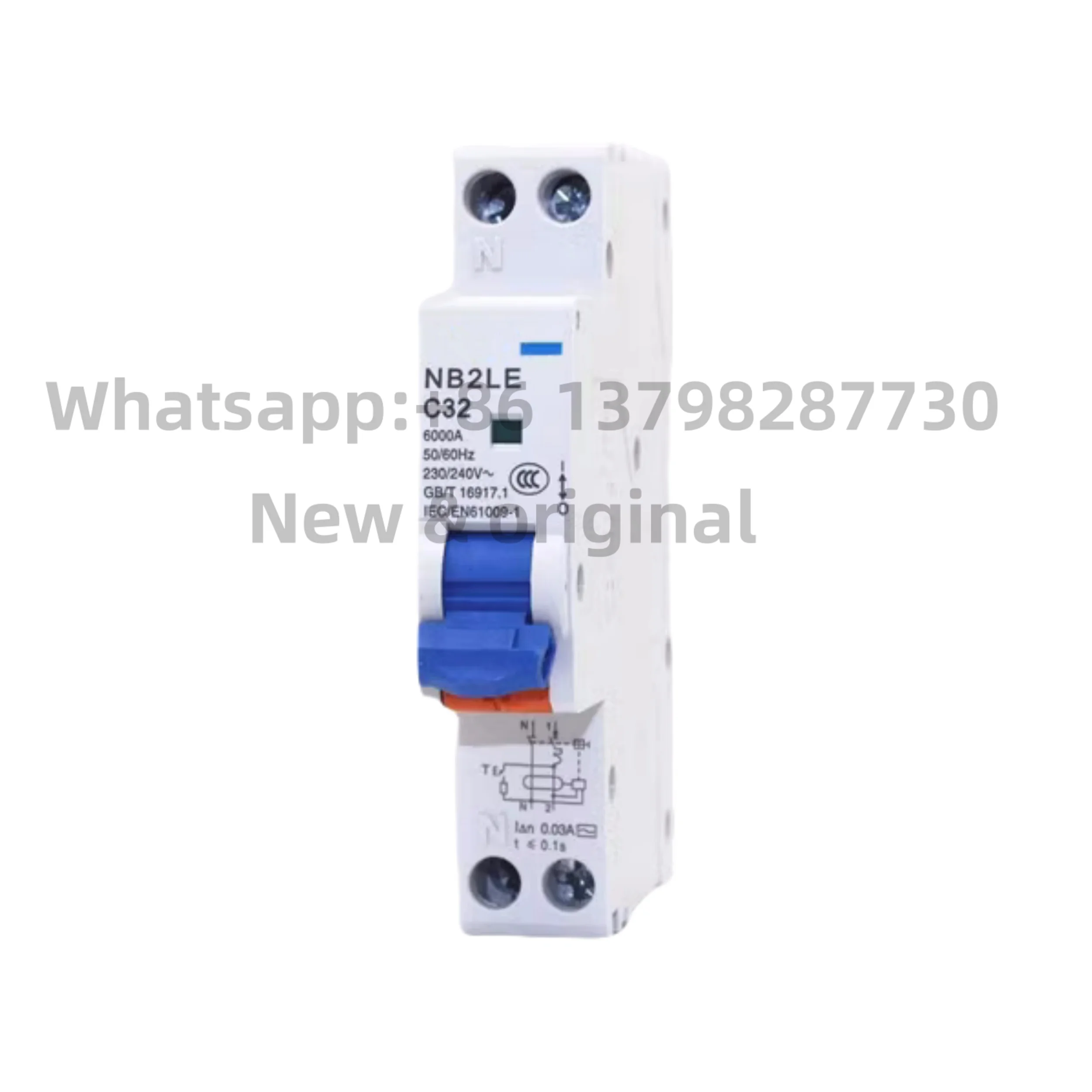 New original Leakage switch NB2LE integrated 1P+N leakage with air switch circuit breaker 32a leakage protection 1 position