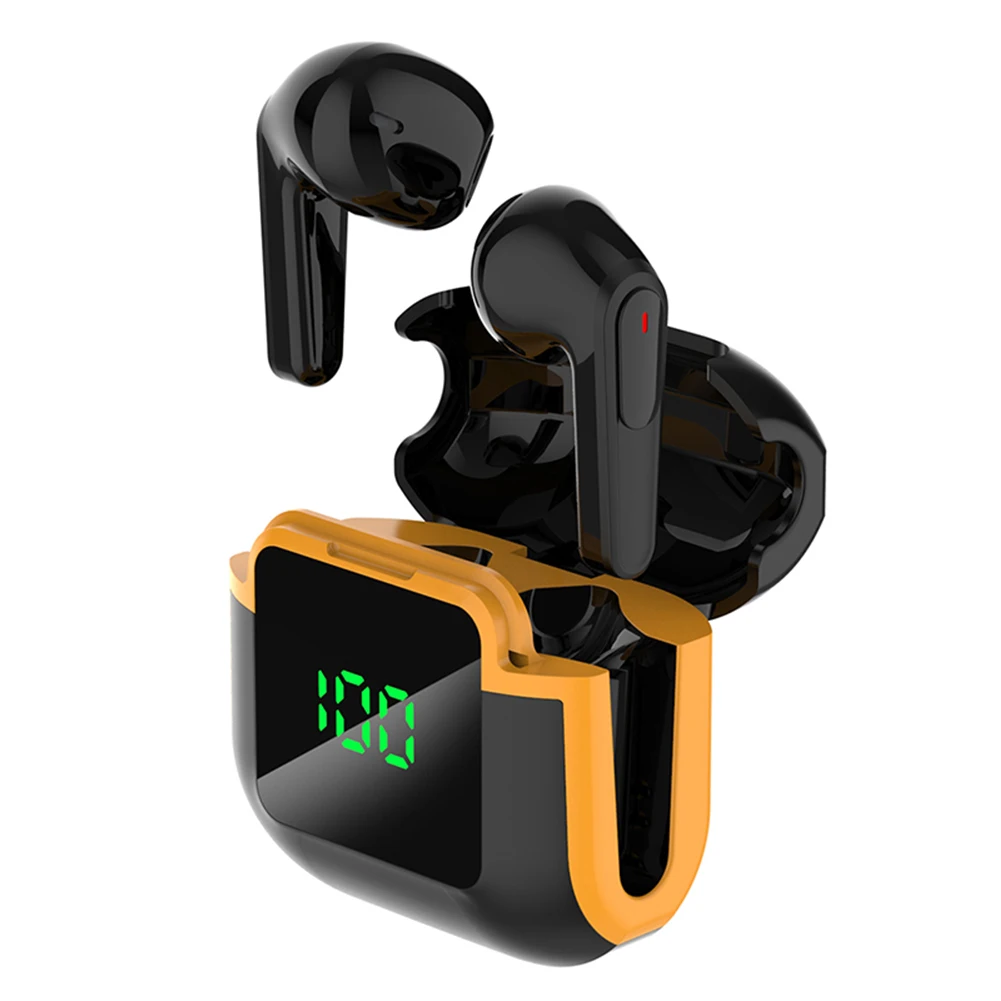 PRO 90 Stereo HiFi Headset Waterproof Bluetooth-Compatible Digital Display Smart Touch Large Battery Life Music Gaming Earphones