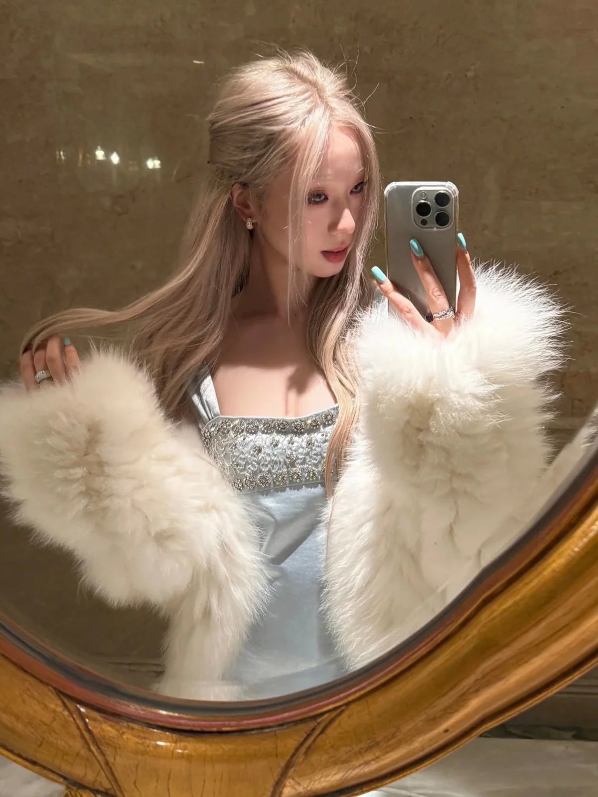 

Атласное вечернее платье Ele Satin для женщин, с завышенной талией, украшенное жемчугом, средней длины, для вечеринок, свадеб и юбилеев