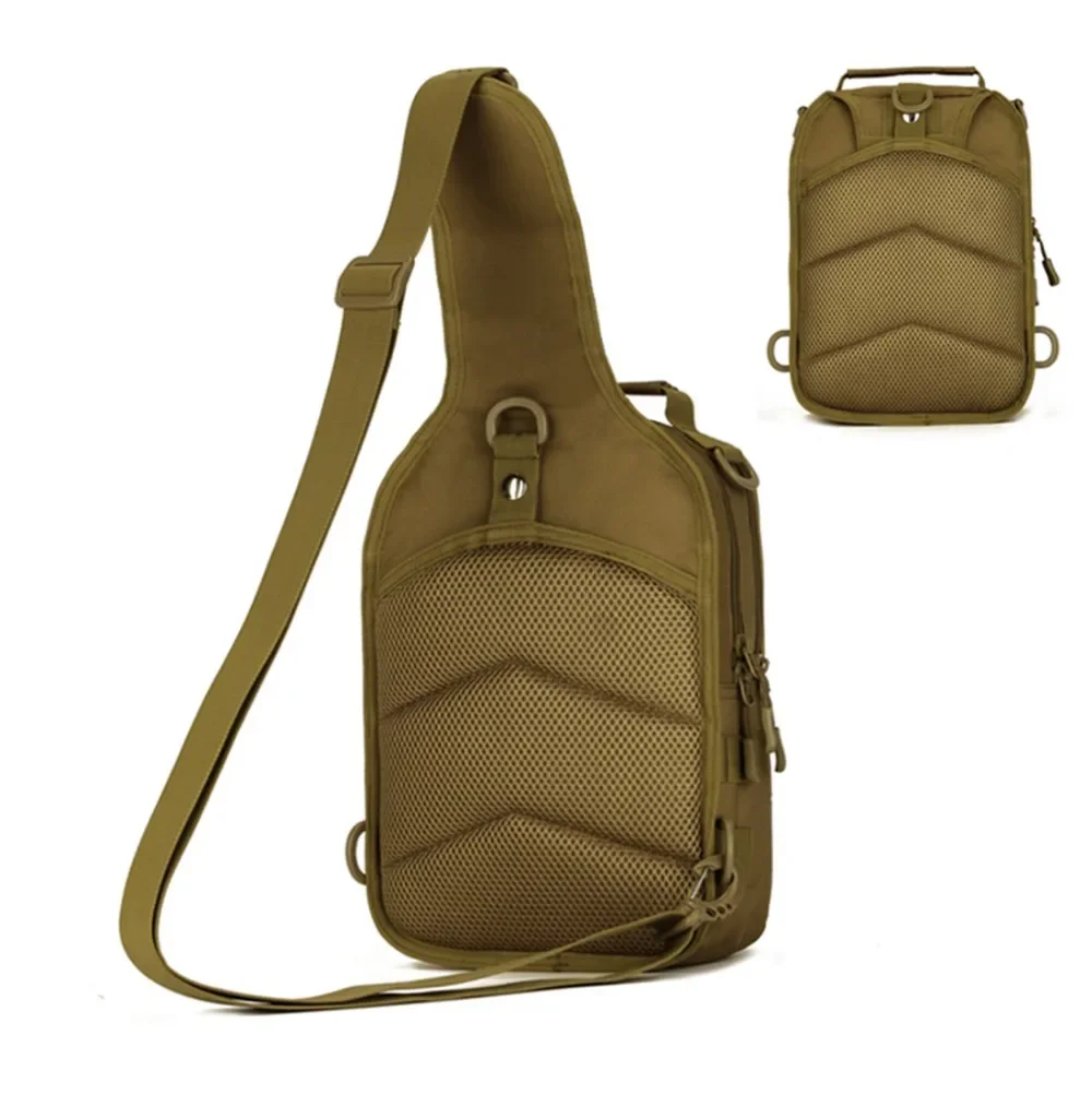 Men Cross body Sling Backpack Chest Bag Nylon Assault Travel Military Designer Multi-Purpose Shoulder Messenger Bag 4 USES