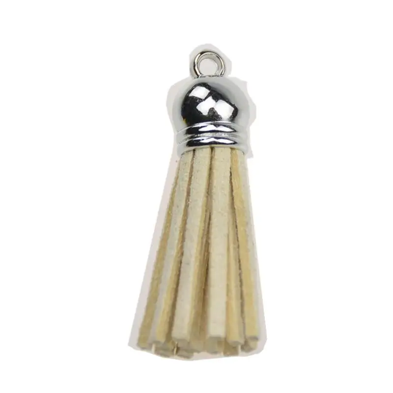 10/20 Stück Kunstleder-Quastenanhänger Kleine Quasten Charms für DIY-Schmuck, Armbänder, Schlüsselanhänger, Taschendekoration, Handarbeit – Detail 7