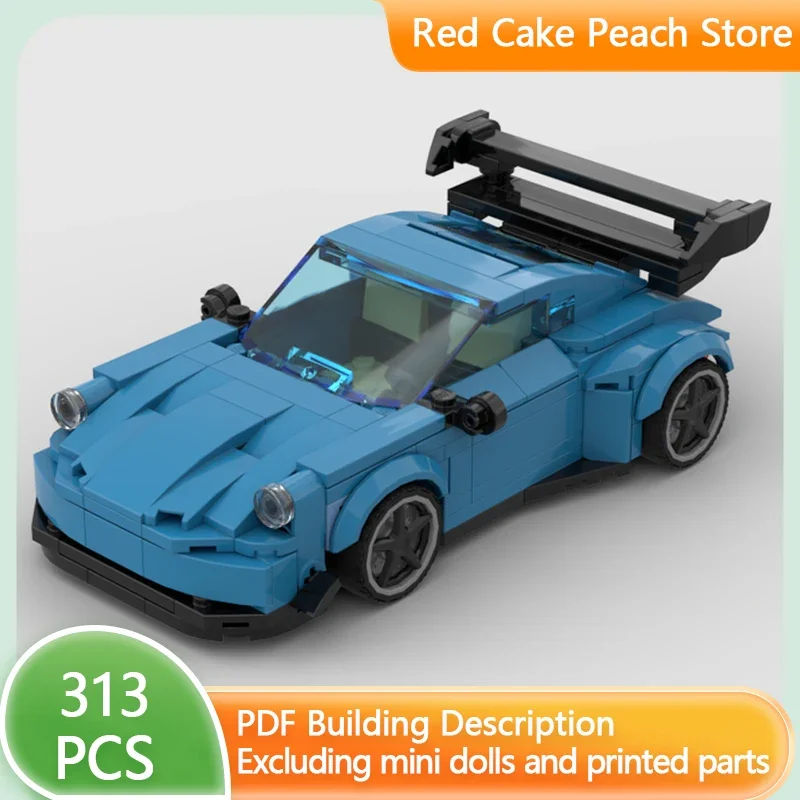 City Car Speed Champion Model MOC Building Bricks 993 Sports Cars Modular Technology Gifts Holiday Assemble Children Toys Suit