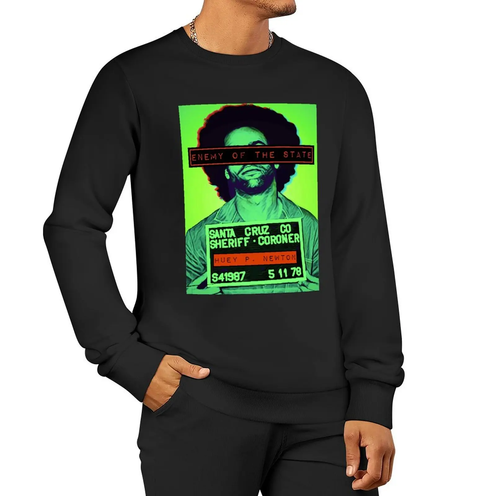 

Huey P. Newton (NG) Pullover Hoodie men's sweat-shirt set men's clothing men's coat anime clothing oversize sweatshirts