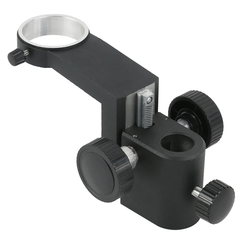 Supporto per braccio regolabile con messa a fuoco da 50 mm Accessori per ingranaggi per obiettivo zoom per microscopio per staffa per microfono a colonna diametro 25 mm/32 mm