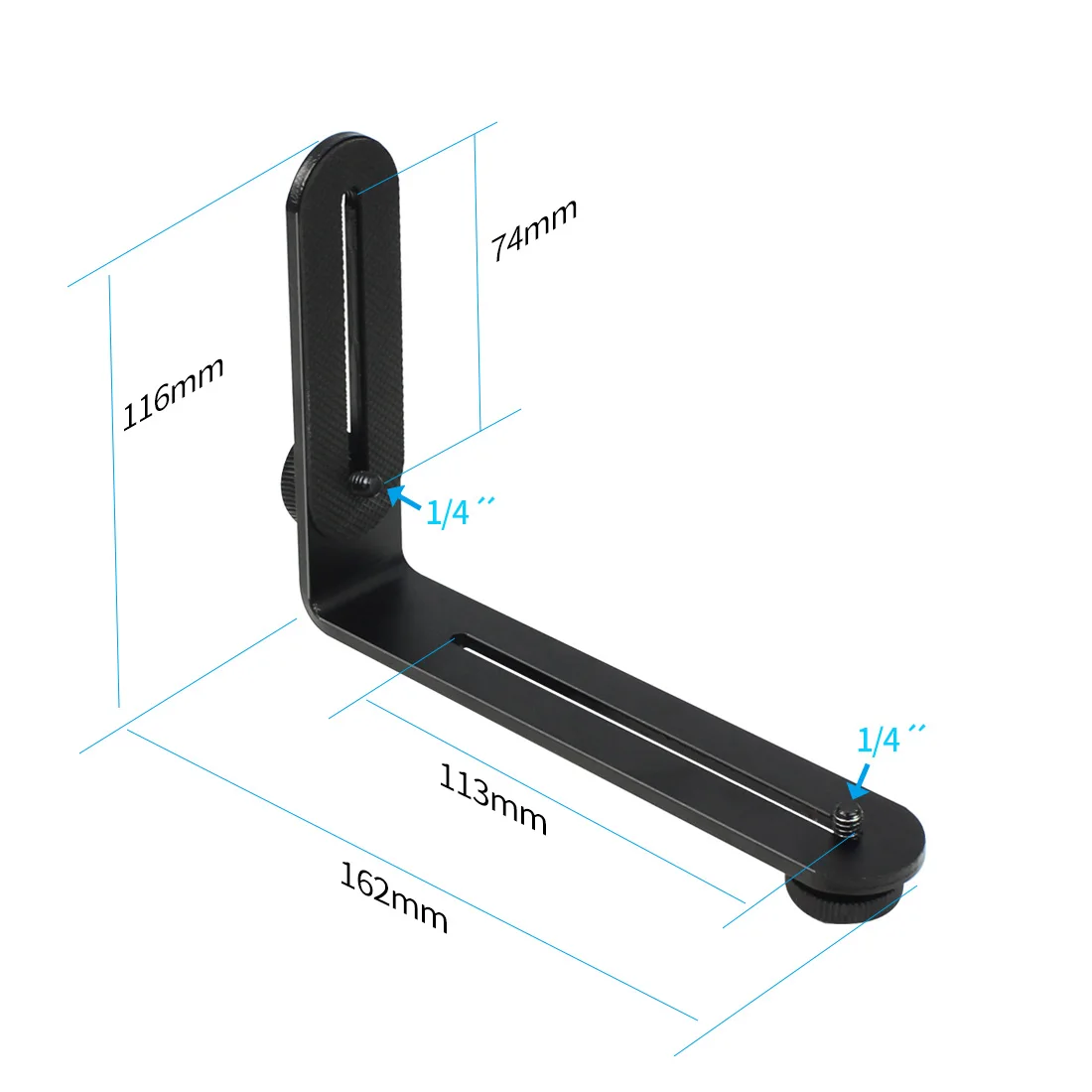 BGNing L Typ DSLR Kamera Unterstützung Halter Multifunktionale L-förmigen LED Licht Stehen SLR Flash Halterung Fotografie Zubehör – Detail 1