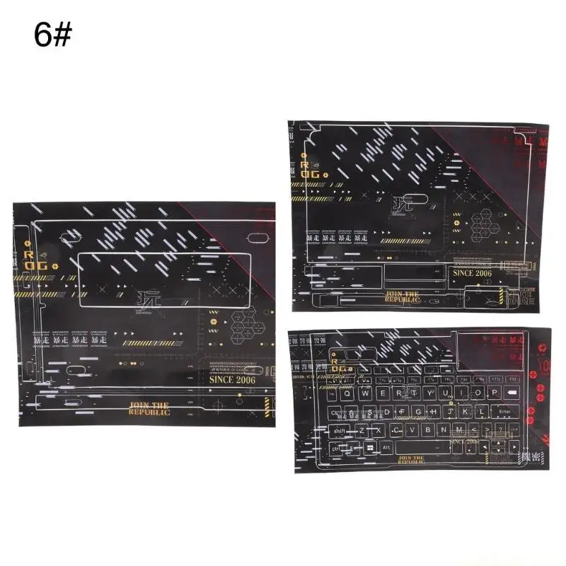 8Inch Mini Laptop Full Body Protective Skin Decal Cover For Pocket 3 Models Precise Cut Sticker Set