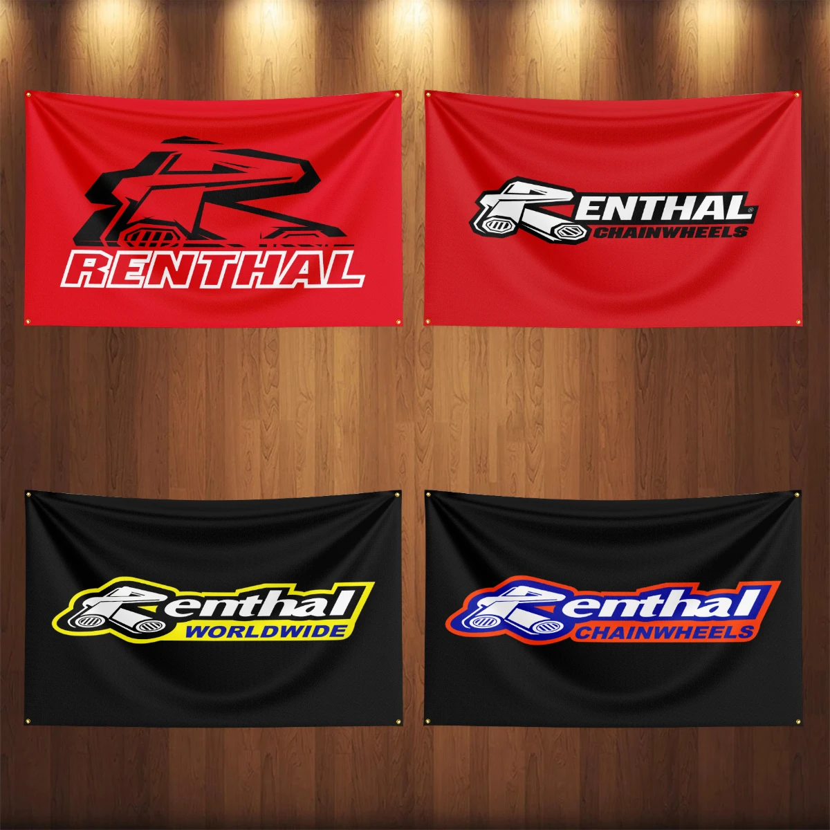 

90x150CM RENTHALs Auto Parts Flag Banner For Motorcycle cars Racing Garage Outdoor Decoration Tapestry Poster