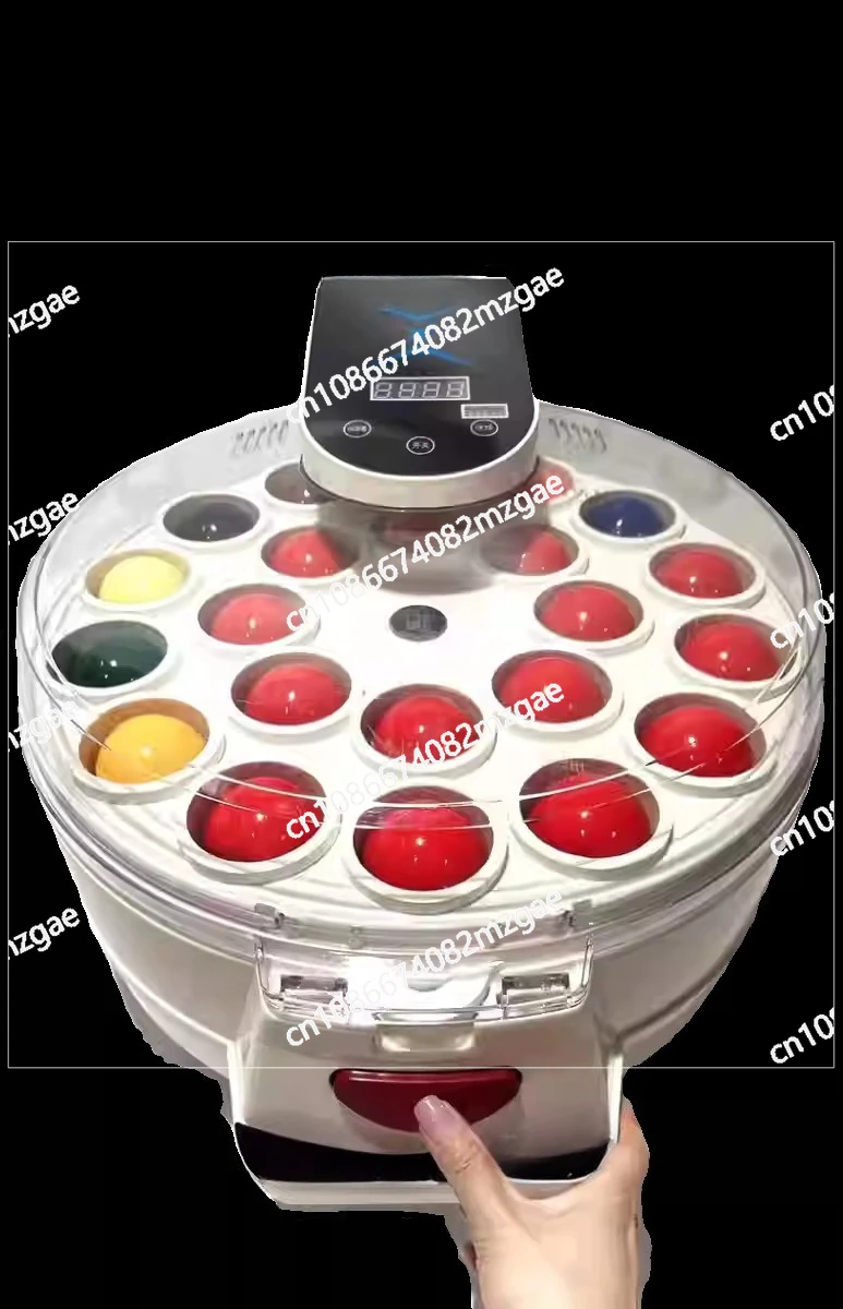 Electric Billiard Ball Cleaner Automatic Washing Machine, Portable Pool Table Accessory for Snooker Balls Maintenance