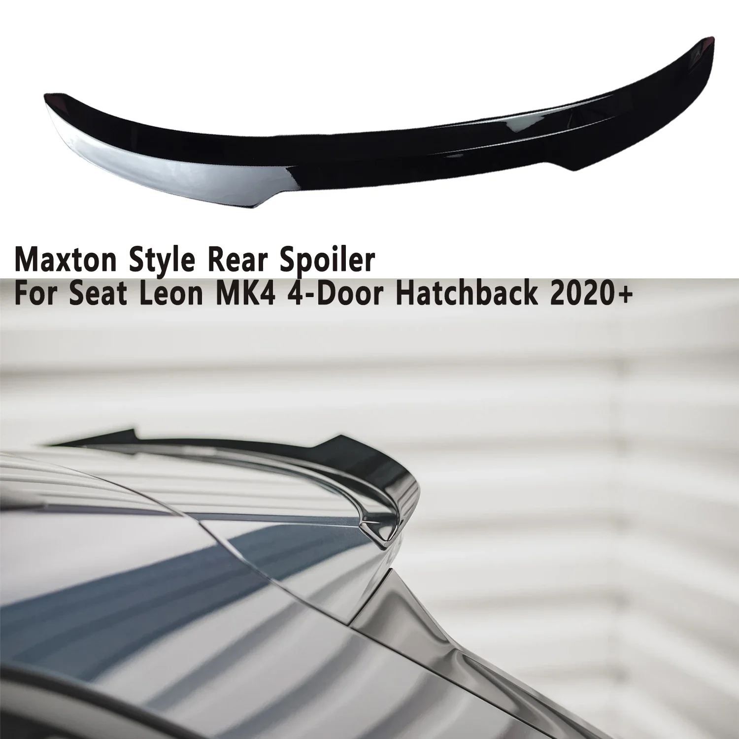 

For Seat Leon MK4 Leon Ⅳ FR 1.5TSI 2.0TDI 4-Door Hatchback 2020-2025 Rear Spoiler Wing Rear Roof Tail Wing Bodykits Tuning