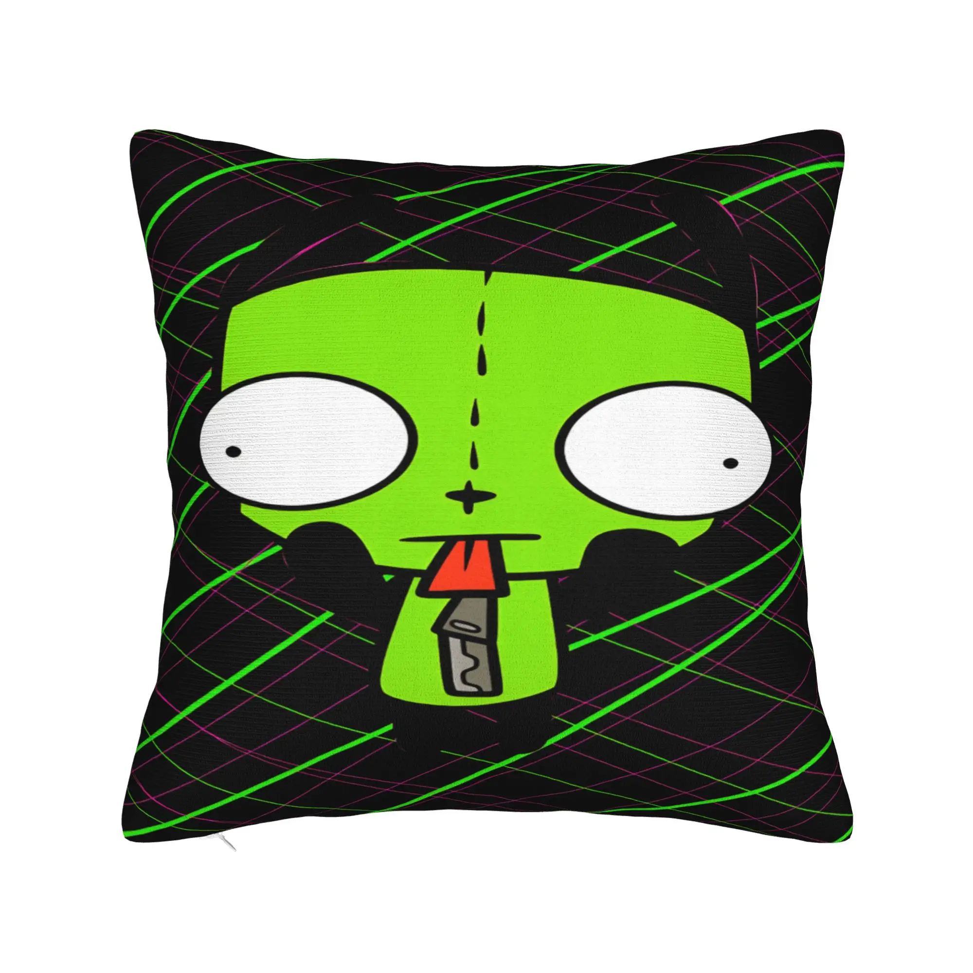 Pillow Cover I-Invader ZIM Anime  Vintage Pillow Case For Wedding Party Home Decor Pillowcases