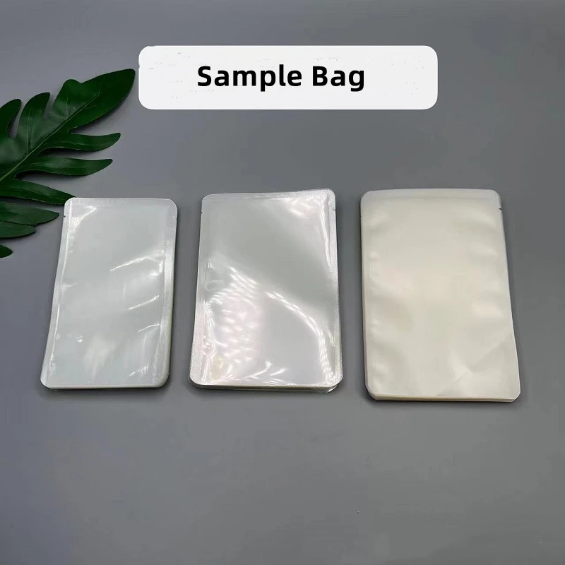 

100Pcs/Lot Flat Mouth Transparent Mask Trial Packaging Bag Cosmetic Sample Bag Food Grade PE Bag