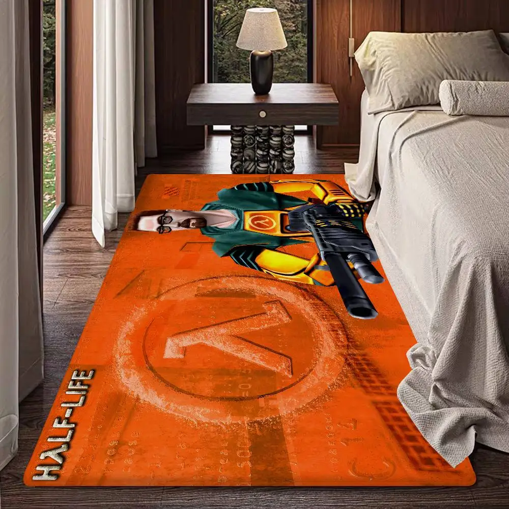 

Game H-Half L-Life Entrance Door Mat Nordic Style Home Doormat Bathroom-Toilet Mats Bedroom Hotel Decor Mat