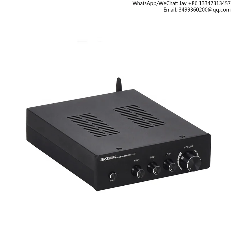 

Audio dual core TPA3255 high power amplifier 2.1 channel fever amplifier BT5.0 subwoofer stereo high fidelity amplifier