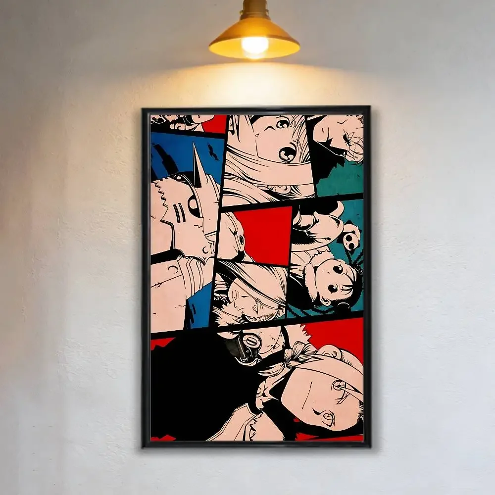 E-Edward Fullmetal Alchemist Wall Art Anime Canvas Painting Poster For Living Room Decoration Picture Home Decor