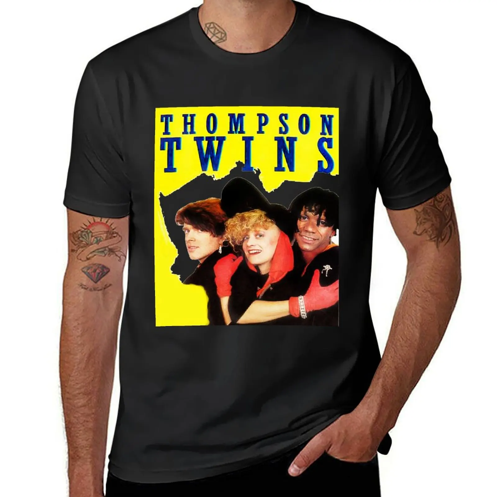 

Thompson Twins Retro Design T- shirt T-Shirt vintage clothes sublime t shirt men