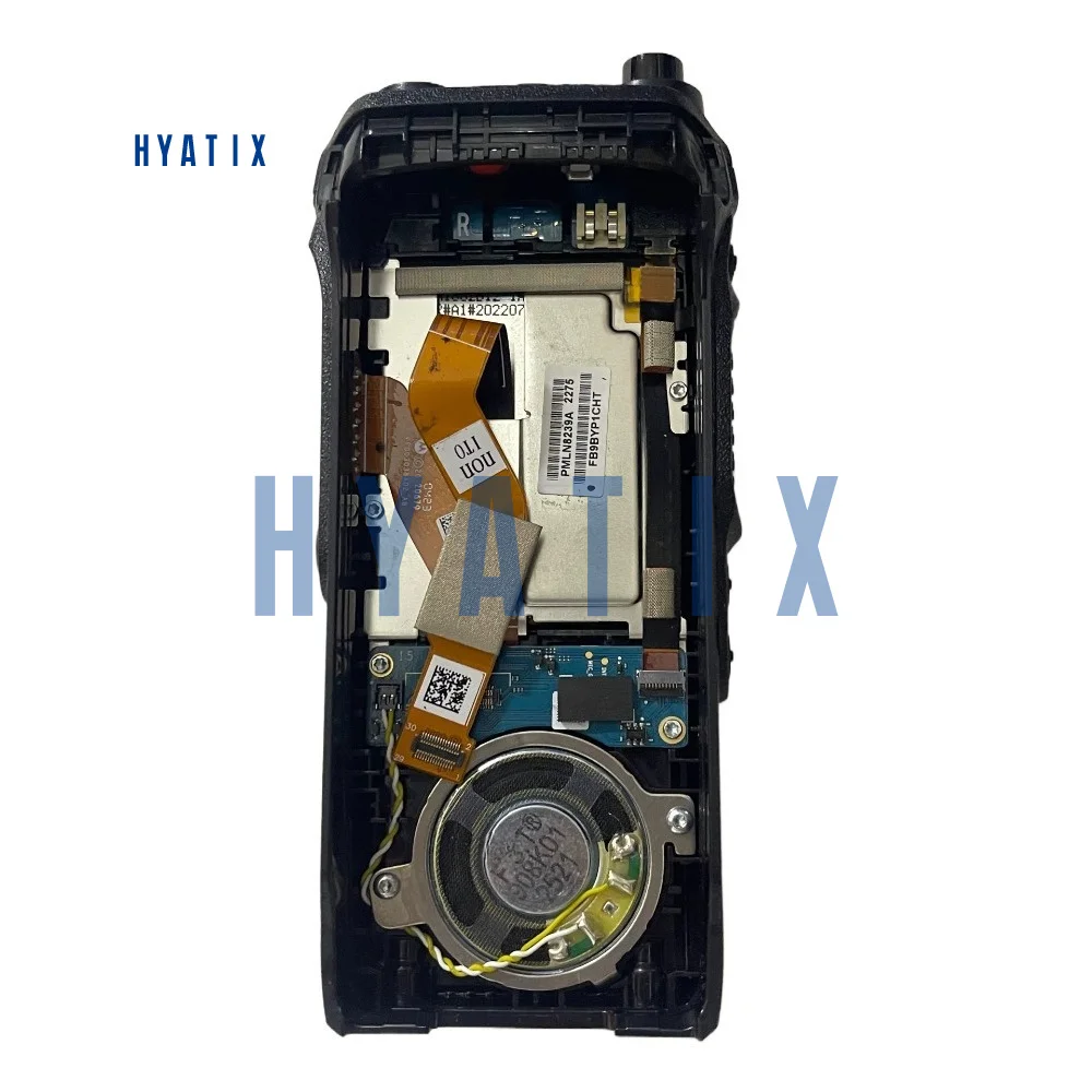 Housing Cover Case Kit with Speaker and LCD Screen Keypad for Motorola R7 Walkie Talkie Two Way Radio Replacement Repair Parts