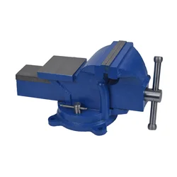 Multipurpose Bench Vise 4in 5in Heavy Duty Ductile Cast Iron With 360° Swivel Base and Head for Clamping Fixing Grinding