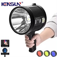 Powerful Lantern High Power LED Flashlight Solar Panel USB Rechargeable Strong Searchlight With COB Side Lamp Torch For Outdoor