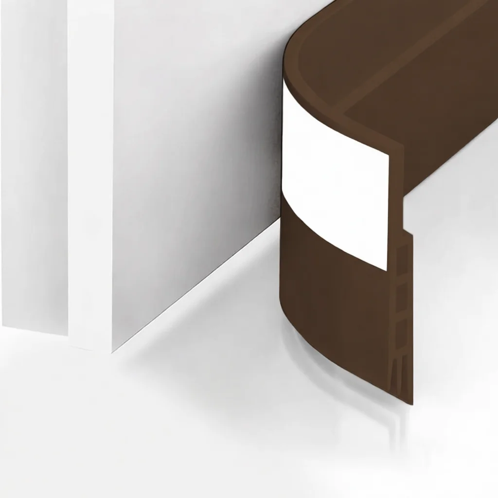 Flexible Door Bottom Seal Strip Adhesive Weatherstripping Windproof Soundproof Stopper For Home Interior Bedroom Gap