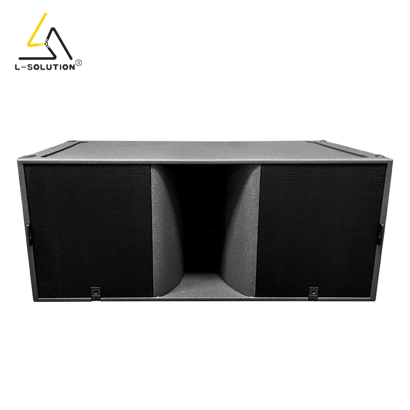 KS28 High Power DJ Outdoor Stage Audio Sound System Passive Dual 18 Inch Neodymium Subwoofer Bass Line Array Speakers 4 Ohm