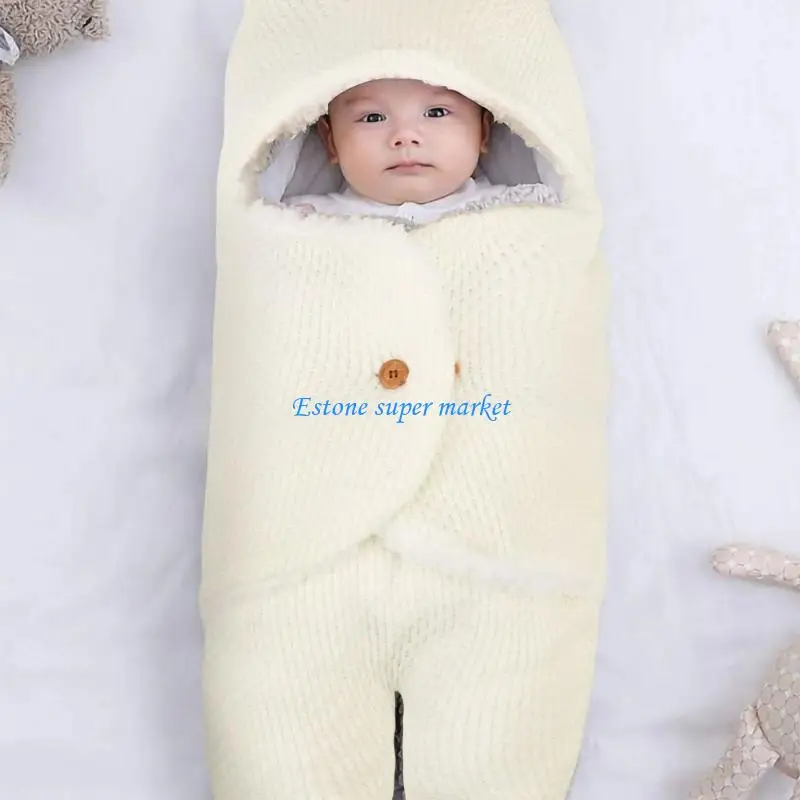

090B Nursery Wrapping Blanket Baby Autumn Crib Warm Sleeping Bag Infant Shower Gift