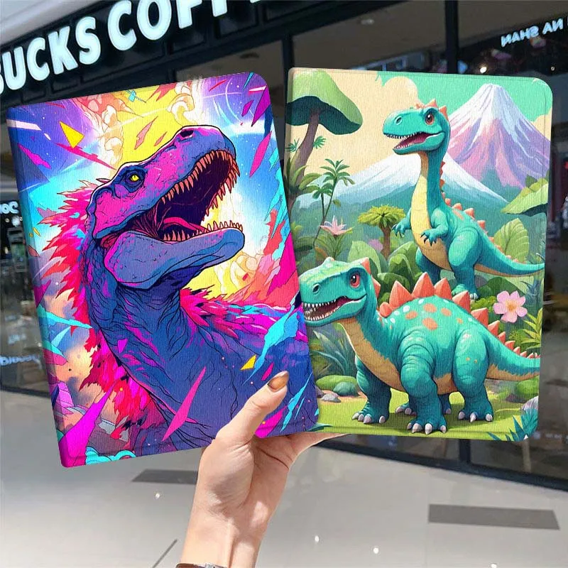 

Cartoon dinosaur cool For iPad Pro Air Mini 1 2 3 4 5 6 7 7th 8th 9th 10th 11th 10.2 9.7 10.5 10.9 11 2024 2025 Tablet Case