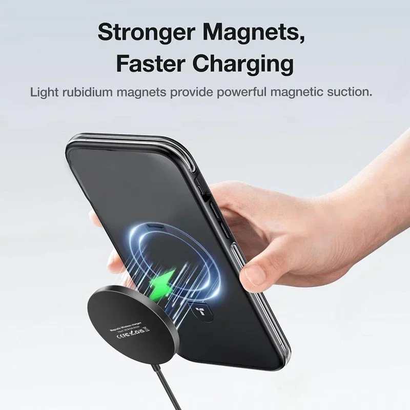 100W Magnetic Wireless Charger Pad USB + Type C For Magsafe iPhone 16 15 14 13 12 Pro Max Fast Charging Dock Station Chargers