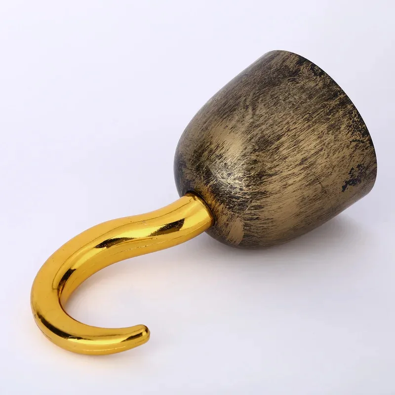 Gancho de pirata de plástico, gancho de mano de capitán, accesorio de Cosplay, fiesta de disfraces de Navidad y Halloween, suministros de juego de rol para Cosplay de Carnaval